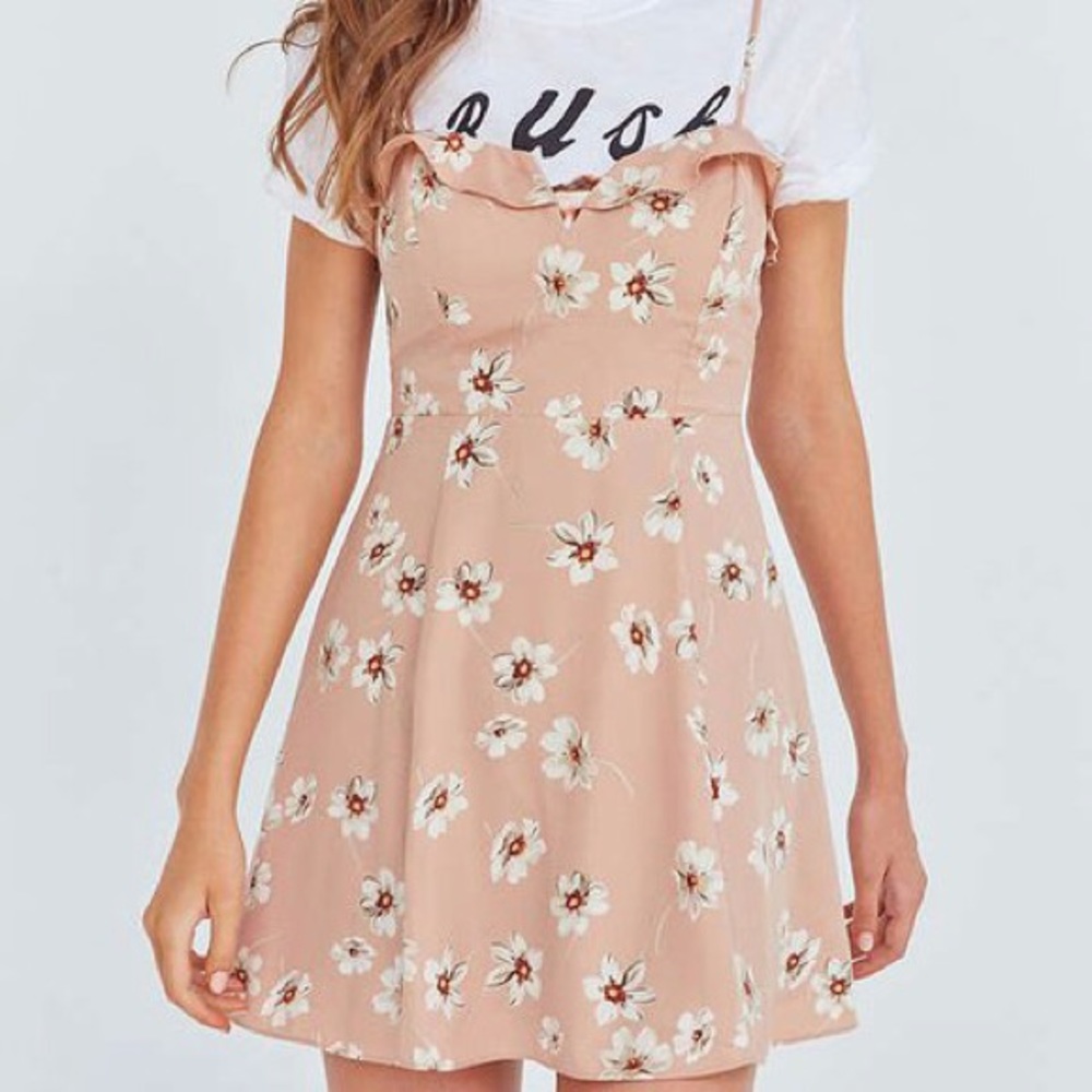 Urban Outfitters Pink Floral dress!
